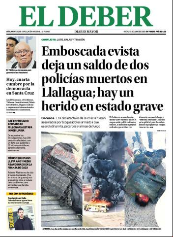 Tapa El Deber 12.06.2026