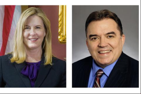La legisladora demócrata Melissa Hortman (izda) y su marido murieron hoy en Minesota /EFE