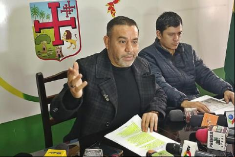 El diputado Céspedes cuestiona la candidatura de Andrónico 