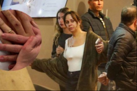 María Claudia Tarazona, esposa del candidato baleado