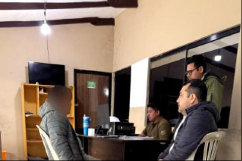 El hombre fue trasladado a la cárcel