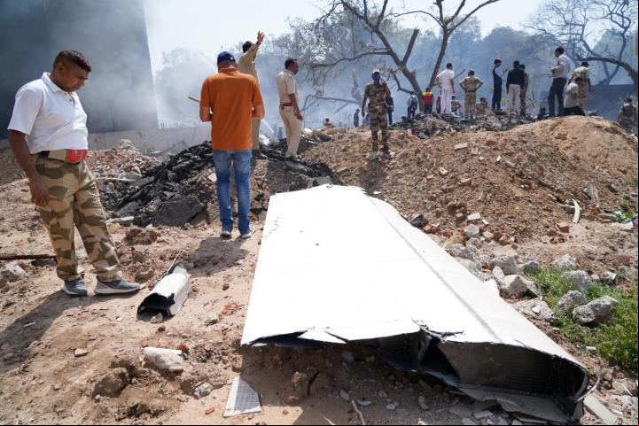 Accidente aéreo en India