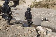 Hallazgo de uno de los policías muertos. Foto: RRSS